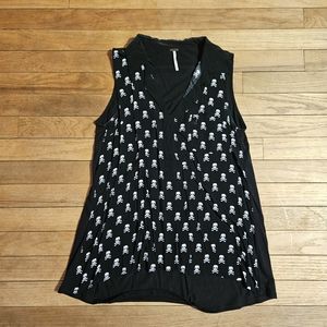 Skull and Cross Bone Blouse